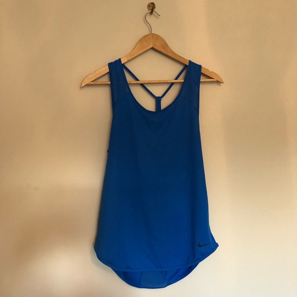 Nike size S Blue Tank Top - Picture 1 of 5